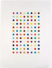 Xylene Cyanol Dye Solution by Damien Hirst, 2005, Aquatint in colours, on Hahnemühle etching paper, with full margins,, offered Jun 2016