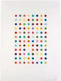 Damien Hirst, Xylene Cyanol Dye Solution, 2005, Aquatint in colours, on Hahnemühle etching paper, with full margins,