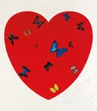 All You Need Is Love, Love, Love by Damien Hirst, 2008, Screenprint in colours, on wove paper, with full margins,, sold Jun 2016