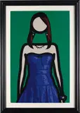 Ika (2) by Julian Opie, 2011, Inkjet print in colours, on Epson Premium Semigloss Photo paper dry-mounted to aluminium (as issued), the full sheet,, sold Jun 2016