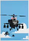 Happy Chopper by Banksy, 2003, screenprint in colours on wove paper, sold Jun 2016