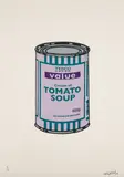 Soup Can (Lilac/Emerald/Purple) by Banksy, 2005, Screenprint in colours, on wove paper, with full margins,, sold Jun 2016