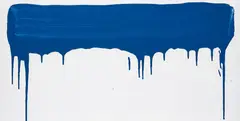 Blue 5 by Ai Weiwei, 2015, Industrial paint in blue, on Munken Polar paper dust-jacket, with the accompanying boxed exhibition catalogue,, sold Jun 2016