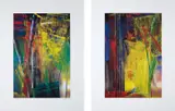 Gerhard Richter, Victoria I and II, 2003, Two offset lithographs in colours, on smooth wove paper, with full margins,