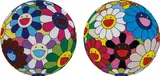 Flower Ball (Algae Ball); and Flower Dumpling by Takashi Murakami, 2013, Two offset lithographs in colours, on smooth wove paper, the full sheets,, sold Jun 2016