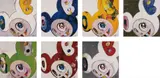 And Then x 6 (White: The Superflat Method, Blue and Yellow Ears); And Then x 6 (Blue: The Superflat Method); And Then, And Then And Then And Then And Then. Yellow Universe; DOB in Pure White Robe (Pink & Blue); And then, and then and then and then and then / Kappa; And then x 6 (Red: The Superflat Method); and DOB in Pure White Robe (Navy & Vermilion) by Takashi Murakami, 2006; and 2013, Seven offset lithographs in colours, on smooth wove paper, the full sheets,, sold Jun 2016