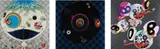 Jelly fish; This World and the World Beyond; and Backbeard by Takashi Murakami, 2003; and 2013, Three offset lithographs in colours, on smooth wove paper, the full sheets,, sold Jun 2016