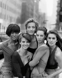 Peter Lindbergh, Naomi Campbell, Linda Evangelista, Tatjana Patitz, Christy Turlington and Cindy Crawford, New York