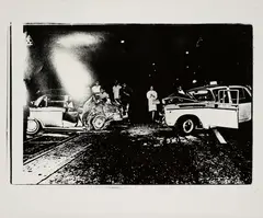 Daidō Moriyama, Smash-up from アクシデント [Akushidento] Accident, 1969, Gelatin silver print