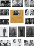 Anonymous, Collection of Criminal Mugshots, 1940s-1960s, Nineteen gelatin silver prints, one mounted to a police record, printing dates unknown