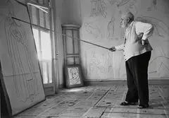 Henri Matisse, Vence by Robert Capa, 1949, Gelatin silver print, printed circa 1955, sold May 2016