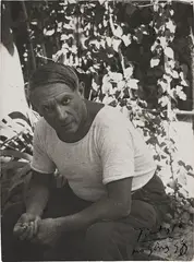 Pablo Picasso by Dora Maar, 1938, Gelatin silver print, sold May 2016