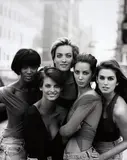 Peter Lindbergh, Naomi Campbell, Linda Evangelista, Tatjana Patitz, Christy Turlington and Cindy Crawford, New York