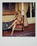 Untitled (Seated Nude) by Helmut Newton, n.d., Polaroid print, sold May 2016