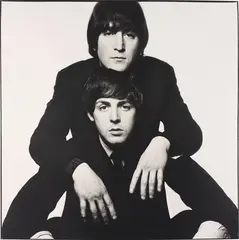 David Bailey, John Lennon and Paul McCartney, January, 1965, Platinum palladium print, printed 1990