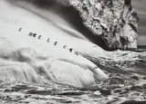 Chinstrap Penguins (Pygoscelis Antartica) on an iceberg located between Zavodovski and Visokoi Islands, South Sandwich Islands by Sebastião Salgado, 2009, Gelatin silver print, sold May 2016