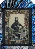 Peter Beard, Agnes of El Molo Bay, Loingalani, Lake Rudolf, Kenya, 1968, Polaroid print with ink and paint, printed later