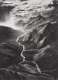 The Eastern Part of the Brooks Range, Arctic National Wildlife Refuge, Alaska, USA by Sebastião Salgado, 2009, Gelatin silver print, sold May 2016