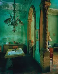 Green Dining Room by Michael Eastman, 2002, Chromogenic print, sold Nov 2016