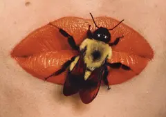 Irving Penn, Bee on Lips, New York, 1995, Dye transfer print, printed 1999