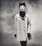 Balenciaga 'Little Great' Coat (Lisa Fonssagrives-Penn), Paris by Irving Penn, 1950, Selenium toned gelatin silver print, printed 1985, offered Nov 2016