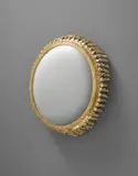 'Soleil Torsadé' mirror by Line Vautrin, circa 1958, Talosel resin, coloured mirrored glass, convex mirrored glass, sold Apr 2016
