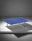 Yves Klein, 'Table bleue', designed 1961, Acrylic, glass, IKB pigment, chromium-plated metal