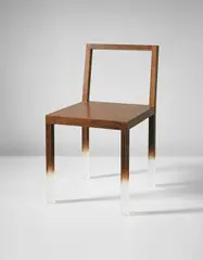 Oki Sato, 'Fadeout-chair', 2009, Walnut, painted acrylic