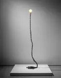 Franz West, 'Privat-Lampe des Künstlers II' standard lamp, designed 1989, Painted iron chain, copper
