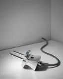 Yonel Lebovici, 'Fiche Mâle' lamp, 1977, Chromium-plated aluminium