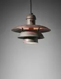 Poul Henningsen, Early and rare ceiling light, type 3/3 shades