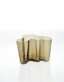 Early vase, model no. 9750, from the 'Eskimoerindens skinnbuxa' sketch series by Alvar Aalto, circa 1937, Mould-blown coloured glass, offered Apr 2016