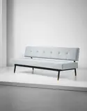 Gianfranco Frattini, Sofa, model no. 872, circa 1958, Painted steel, fabric, oak