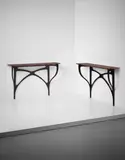 Ico Parisi, Pair of wall-mounted consoles