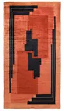 Ivan Da Silva Bruhns, Unique and important carpet, designed for the Maharaja of Indore's bedroom, Manik Bagh (Garden of Rubies) Palace, Indore, circa 1930, Handwoven wool on wool warp
