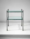 'Feuilles' table by Diego Giacometti, circa 1968, Patinated bronze, glass, sold Apr 2016
