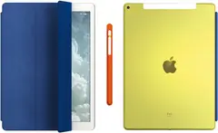 Apple Inc., Unique iPad Pro, iPad Smart Cover, Apple Pencil and holder, 2016, Anodised aluminium, aluminosilicate glass, digital stylus pen, leather