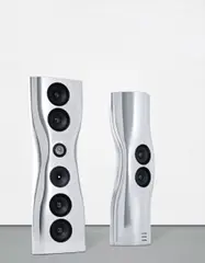 Ross Lovegrove, Pair of 'Muon' speakers, designed 2007, executed 2016, Super-formed aluminum