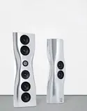 Ross Lovegrove, Pair of 'Muon' speakers, designed 2007, executed 2016, Super-formed aluminum