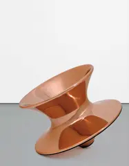 Thomas Heatherwick, 'Spun' chair, 2015, Polished copper, leather