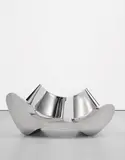 'D-Sofa' by Ron Arad, 1994, Polished stainless steel, offered Apr 2016