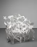 Tord Boontje, 'Petit Jardin' chair, 2006, Powder-coated laser-cut steel, zinc