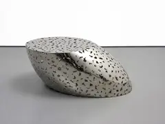 'Ulysses' table by Wendell Castle, 2007, Nickel-plated steel, sold Apr 2016