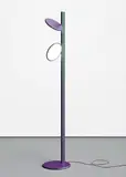 Konstantin Grcic, Unique 'OK' standard lamp, 2016, Extruded aluminium, aluminium, laser etched PMMA plastic, steel