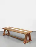 Antonio Citterio, Unique 'Convivium' table, 2016, Kauri wood, Carrara marble