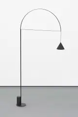 Michael Anastassiades, Unique 'String Light' standard lamp, 2016, Composite fibre, aluminium, optic plastic diffuser, steel