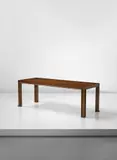 Coffee table by Jean Royere, 1950s, Mahogany, mahogany-veneered wood, offered Sep 2016