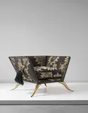 Mark Brazier-Jones, Rare ‘Bond’ armchair, produced for Watts of Westminster, London
