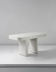 Marion Dorn, Unique dining table, designed for Francis and Alix Meynell, Clivedon Place, London, 1939, Painted beech plywood, painted beech