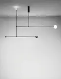 Michael Anastassiades, 'Mobile Chandelier I', circa 2008, Patinated brass, painted tubular brass, hand-blown glass, metal wire